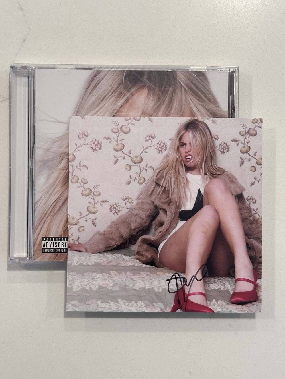 Renee Rapp – BITE ME Signed Insert CD Brand New AUTOGRAPHED #1